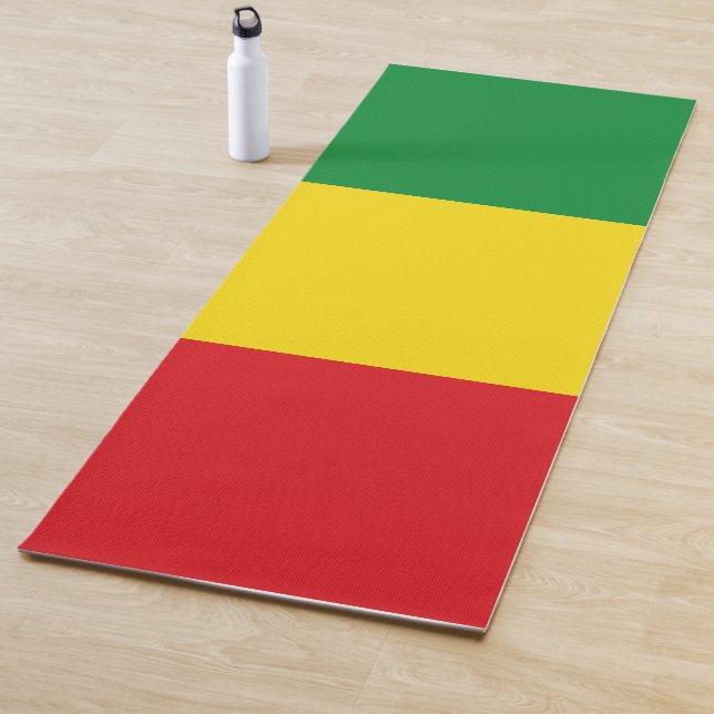 Rastafarian Flag Rasta Ethiopian Yoga Mat (In Situ)