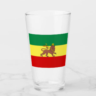 Rastafarian Flag (Rastafarianism) (Rasta) Glass