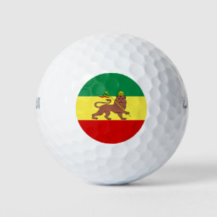 Rastafarian Flag (Rastafarianism) (Rasta) Golf Bal Golf Balls