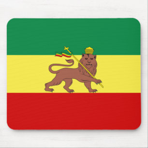 Rastafarian Flag (Rastafarianism) (Rasta) Mouse Mat