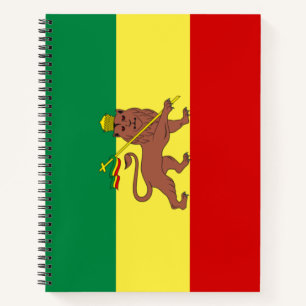 Rastafarian Flag (Rastafarianism) (Rasta) Notebook