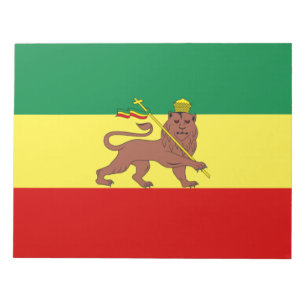 Rastafarian Flag (Rastafarianism) (Rasta) Notepad