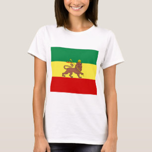 Rastafarian Flag (Rastafarianism) (Rasta) T-Shirt