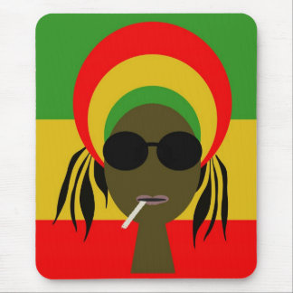 rastafarian mouse mat