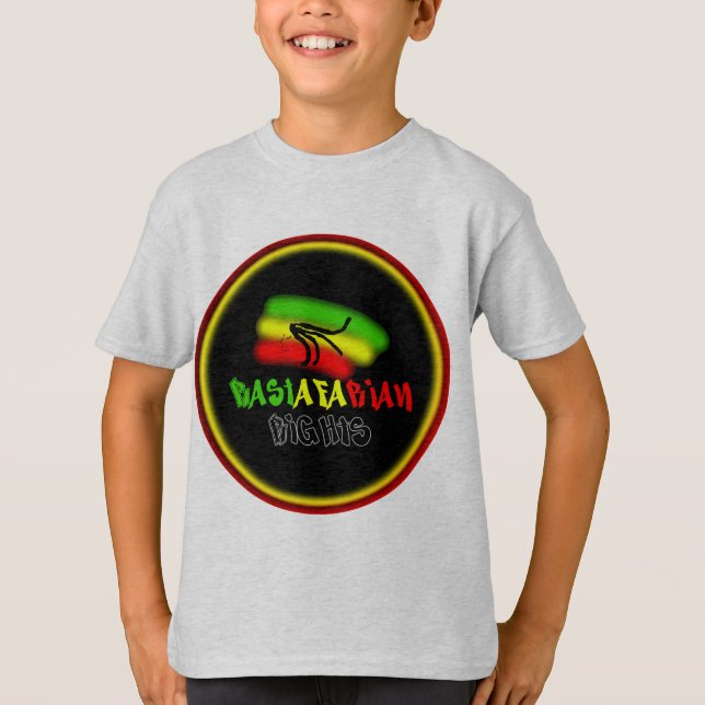 Rastarfarian Rights Logo T-Shirt (Front)