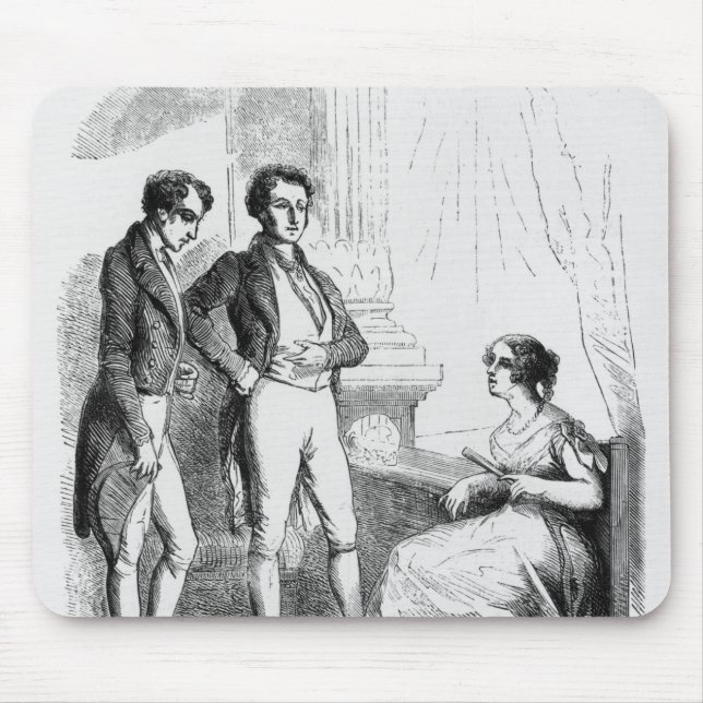 Rastignac introduced to Madame de Nucingen Mouse Mat (Front)