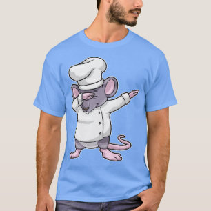 Rat as Chef with Chefs hat at Hip Hop Dance Dab T-Shirt