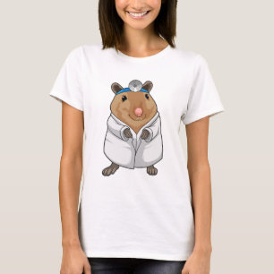 Rat as Doctor with Doctor's coat T-Shirt