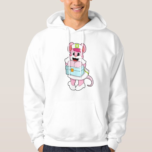 Rat as Nurse with Box Hoodie (Front)