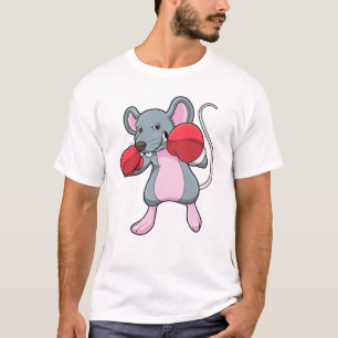 Rat at Boxing with Boxing gloves T-Shirt