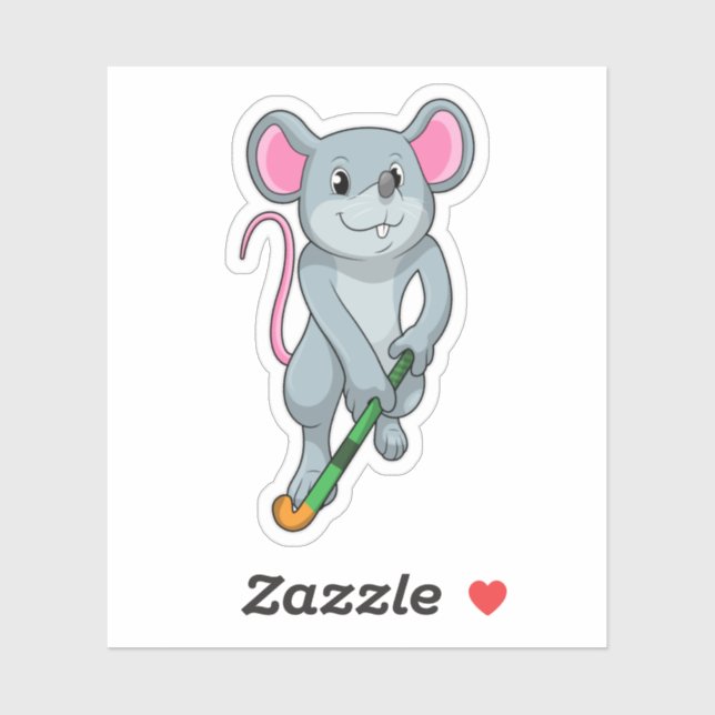 Rat at Hockey with Hockey bat (Sheet)