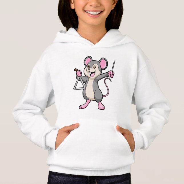 Rat at Music with Triangel (Front)