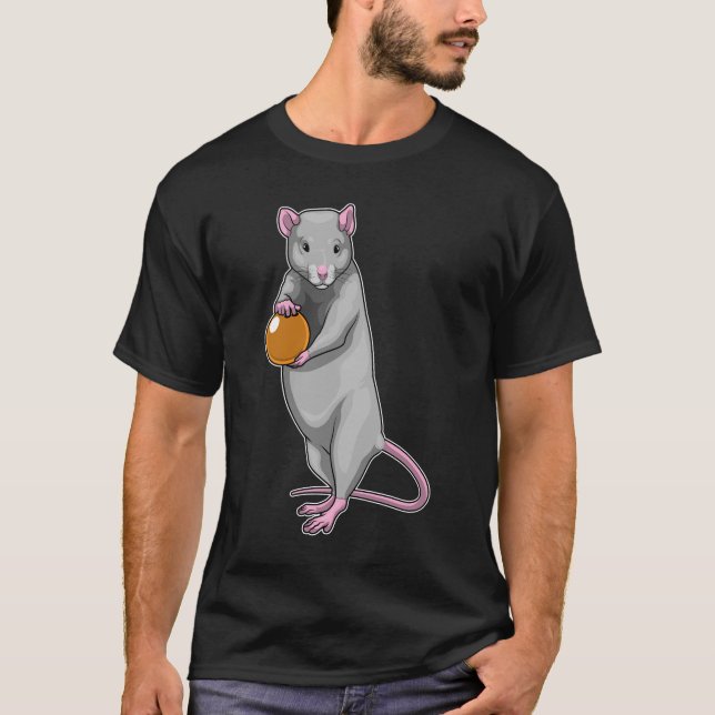 Rat Bowling Bowling ball T-Shirt (Front)