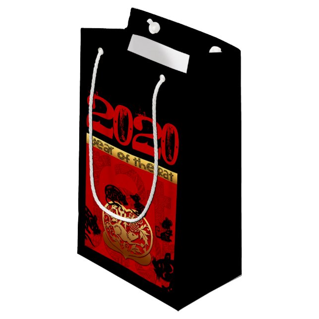 Rat Chinese custom New Year Zodiac Bithday SGB Small Gift Bag (Front Angled)