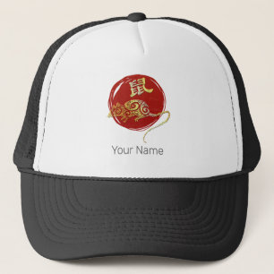 Rat Chinese Zodiac Horoscope Constellation Sign Trucker Hat