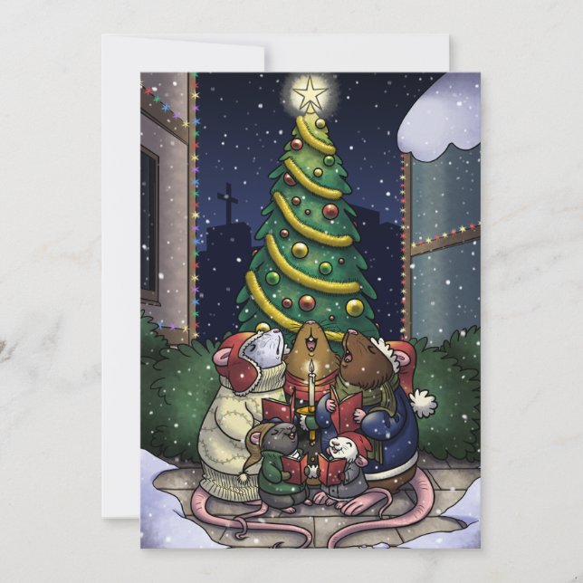 Rat Christmas Card (Front)