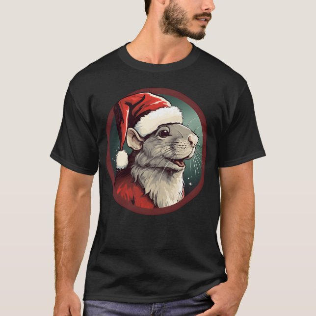 Rat Christmas family T-Shirt (Front)