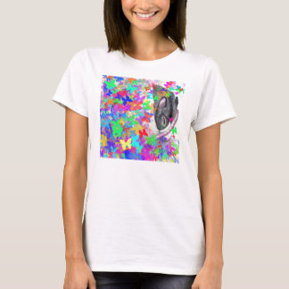 rat dreaming of butterflies T shirt