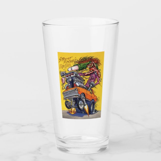 Rat Fink 18 drinking glass (Front)