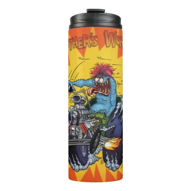 Rat Fink 42 hot drink tumbler (Front)