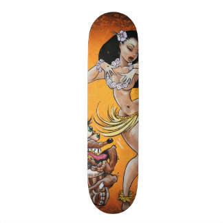 Rat Fink plays for Hula Girl Skateboard