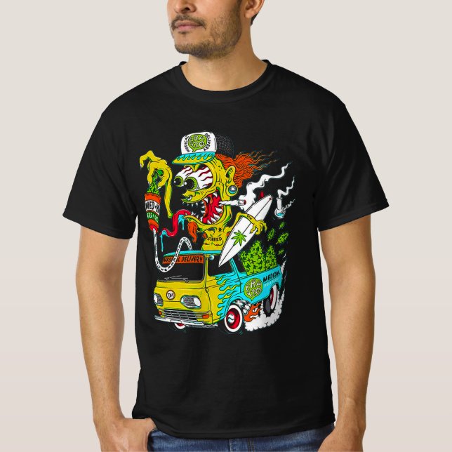 Rat Fink trixie black hell hath no fury Merchandis T-Shirt (Front)