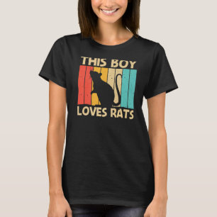 Rat For Boys Kids Mouse Pet Rodent Rat T-Shirt