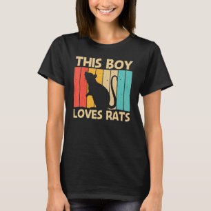 Rat For Boys Kids Mouse Pet Rodent Rat T-Shirt