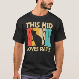 Rat For Kids Boys Mouse Pet Rodent Rat T-Shirt