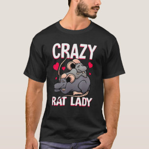 Rat  For Women Girls Mouse Themed Animal Pet T-Shirt