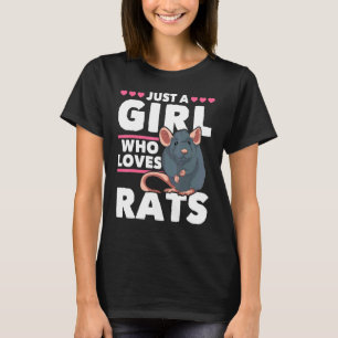 Rat Girls Rodent Women Animal Pet Owner Rat T-Shirt