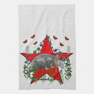 Rat God Tea Towel