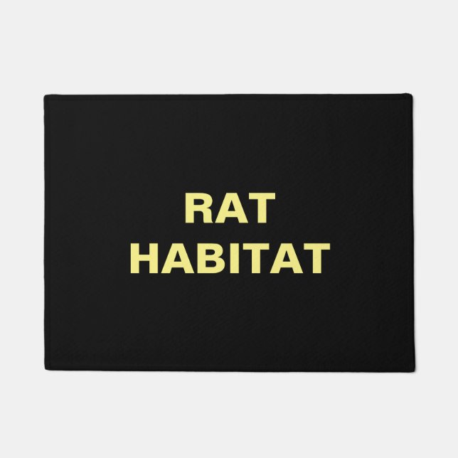 RAT HABITAT DOORMAT (Front)