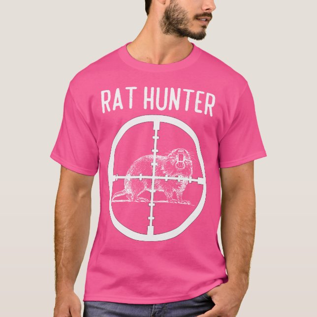 Rat Hunter Mouse Control Expert T-Shirt (Front)
