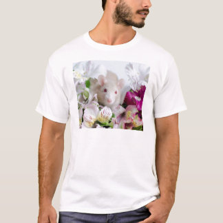 Rat in flowers. T-Shirt