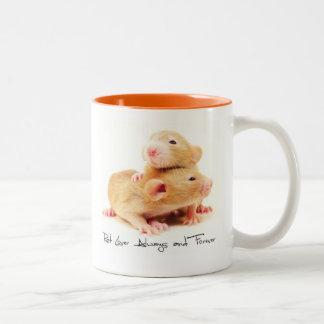 Rat Lover Always and Forever Two-Tone Coffee Mug