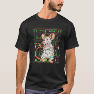 Rat Lover Family Matching Ugly Rat Christmas T-Shirt