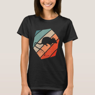 Rat Lover Mouse Rat Owner Vintage Hexagon Retro Mo T-Shirt