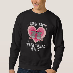 Rat Mouse Owner Pet Rodent Gerbils Mice Rat Owners Sweatshirt