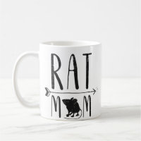 Rat Mum - Funny Retro Pet Mouse Rat or Rodent Gift
