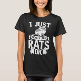 Rat Mum Rats Lover Women Girls  T-Shirt