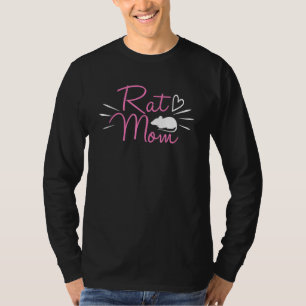 Rat Mum Retro Pet Mouse Rat Rodent T-Shirt