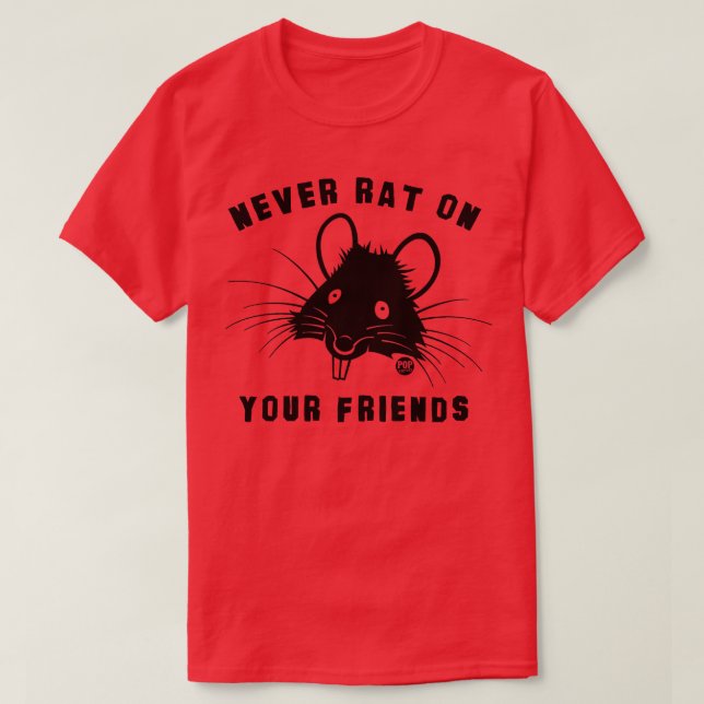 rat on friends T-Shirt (Design Front)