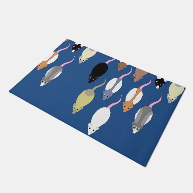 rat pack doormat (Angled)
