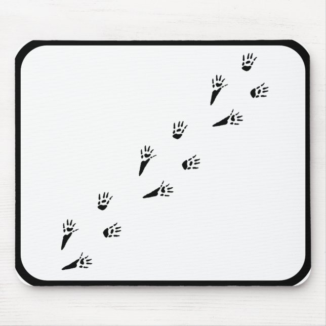 Rat Paw Print - Mouse Pad (Front)