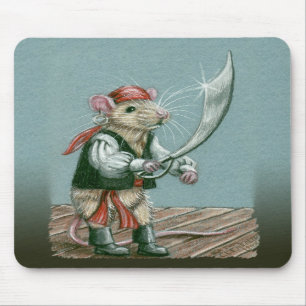 Rat Pirate mousepad