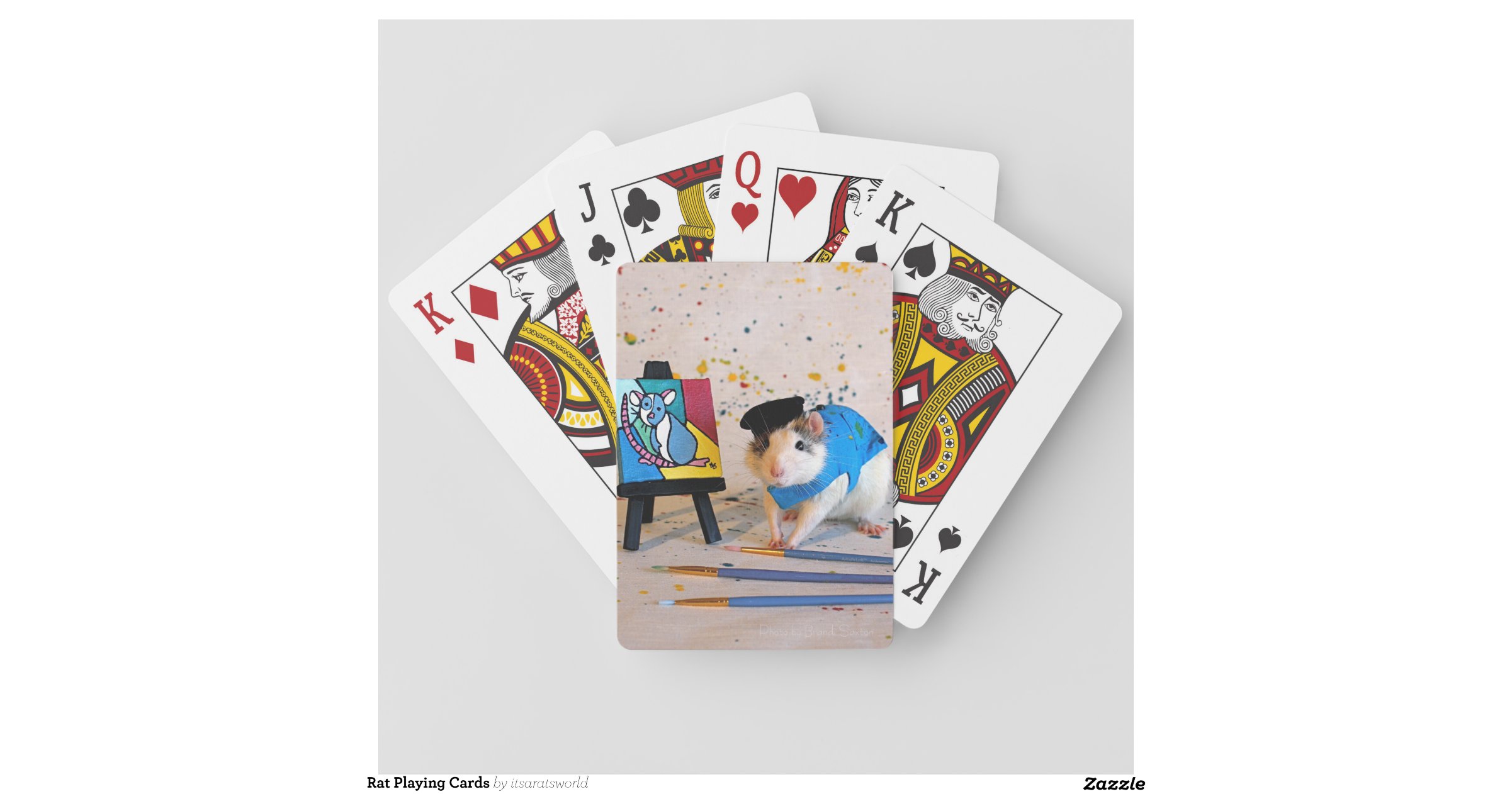 Rat Playing Cards | Zazzle