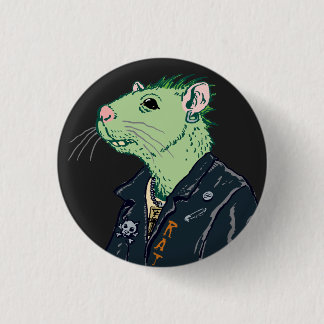 Rat Punk™ 3 Cm Round Badge
