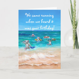 Rat Race Birthday Greeting Card