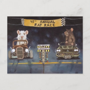 Rat Race Postcard